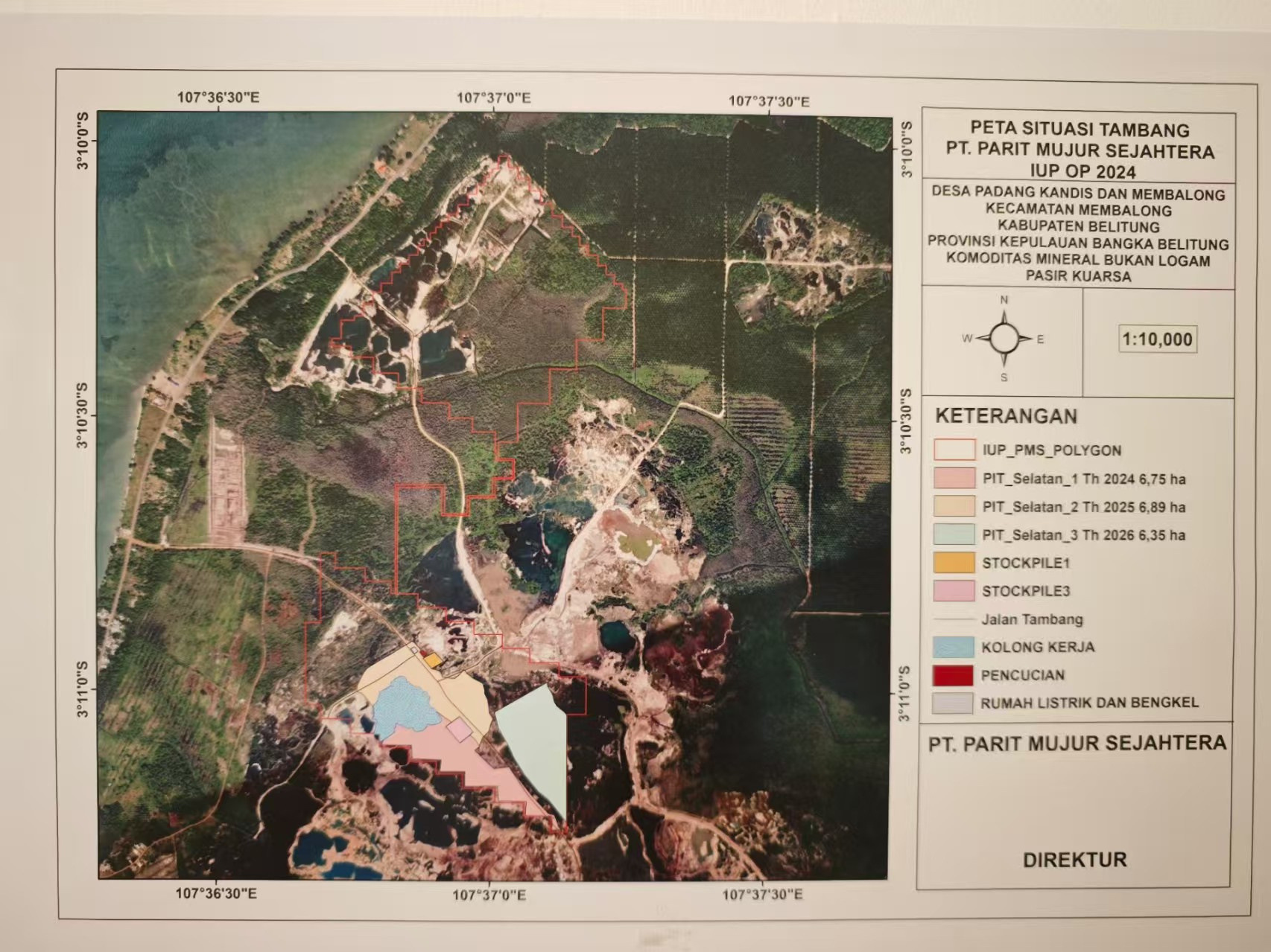 Mining Area Map